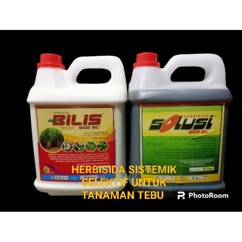 Herbisida sistemik selektif untuk tanaman tebu ampuh 1 paket