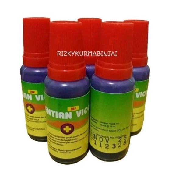 GENTIAN VIOLET 1% 15 Ml / OBAT BIRU / OBAT KUMUR LUKA MULUT SARIAWAN