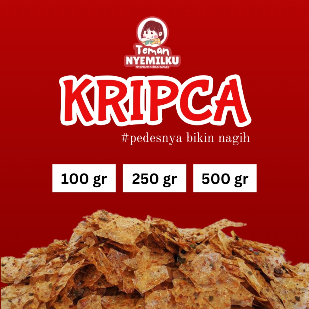 

Discount Today Kripca Keripik Kaca Pedas Daun Jeruk Teman Nyemilku 1 25 5 Gram