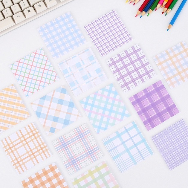 

Sticky Notes Grid Aesthethic Journaling Sticky Notes Memo Notepad