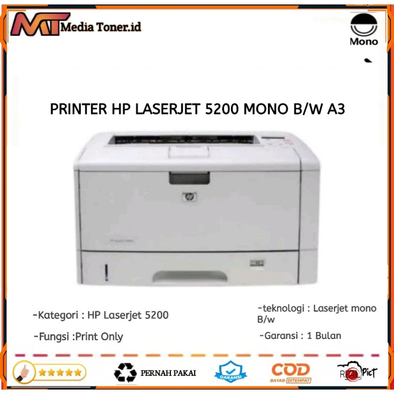 Printer Hp Laserjet 5200 A3 berkualitas