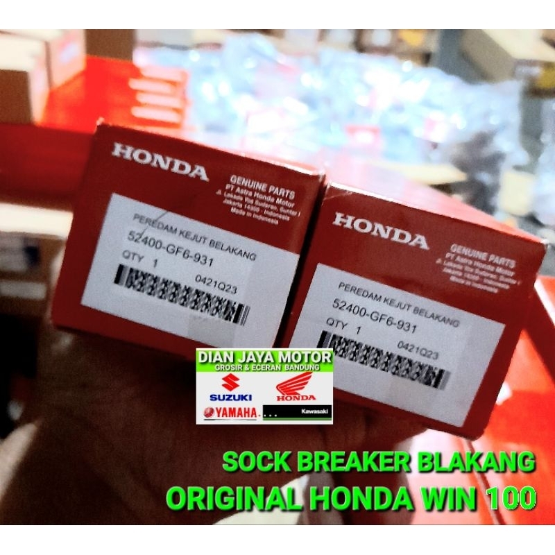 Sok Breaker Belakang AHM GF6 Honda WIN 100 52400-GF6-931 Original Honda Genuine parts hgp Shok sock 