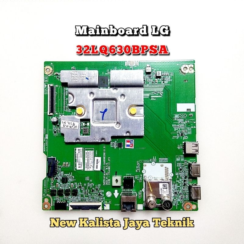 MAINBOARD LG 32LQ630BPSA ORIGINAL EAX69952901 MB 32LQ630 MB LG 32LQ630BPSA MOTHERBOARD 32LQ630 MAINB