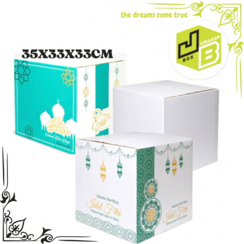 

Box Parcel 35X33X33 CM Kardus/Parcel/Box/Packaging/sembako/paketsembako/hampers/idulfitri/eid/eidmubarrak/happy eid/ ied fitri/fitri