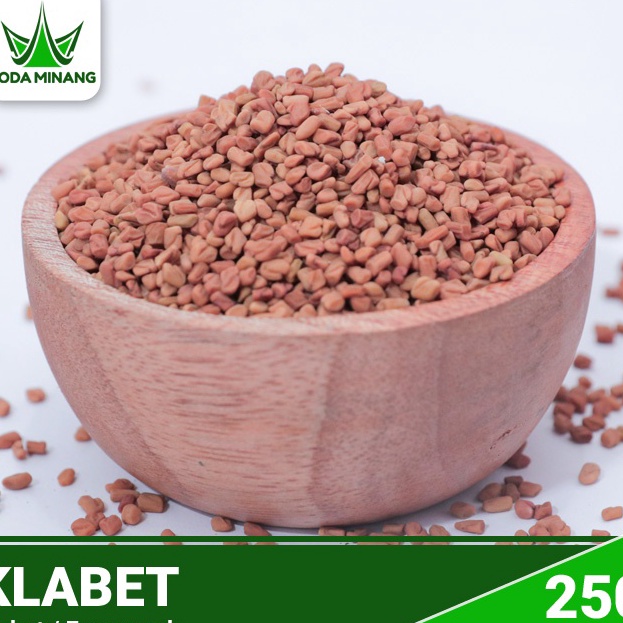 

COD Biji Klabet Alba Hulbah Halba Kelabet Kelabat Fenugreek Seed 25 Gram