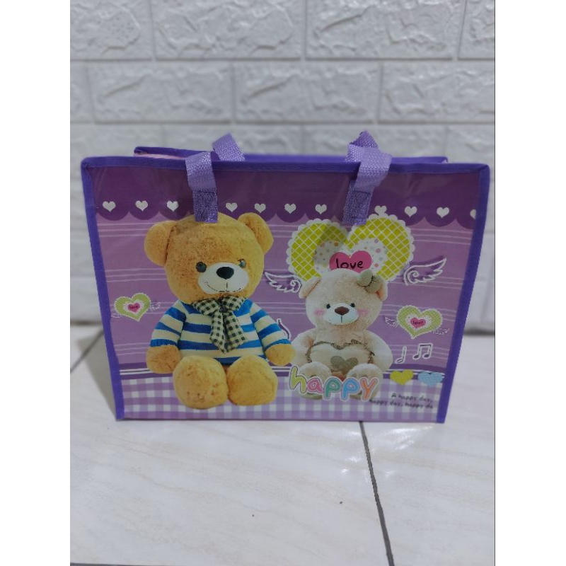 Tas Karung Plastik Kecil 40x15x30 Tas Bekal Makanan Tas Jinjing