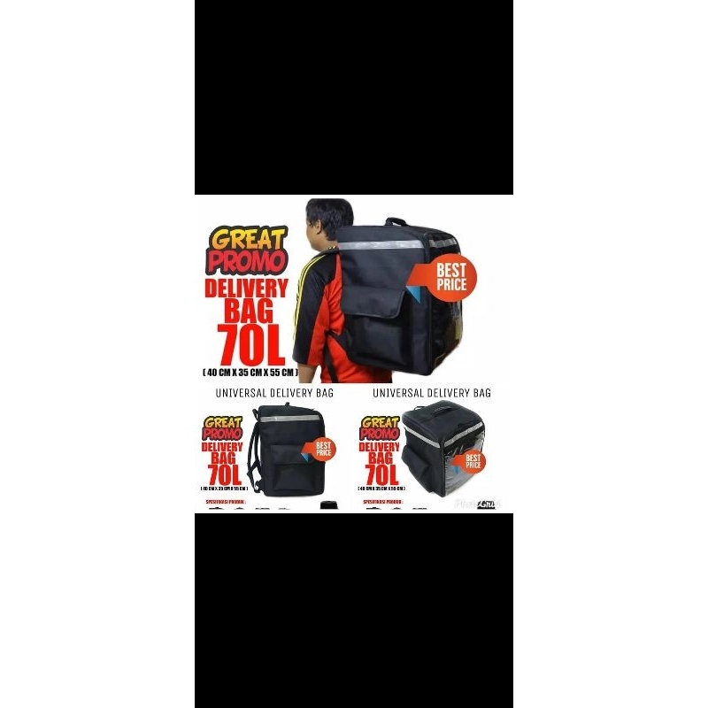 HJK Tas GrabFood. Tas Delivery Anti Air. Tas Punggung Murah. Tas Gojek. Tas Motor