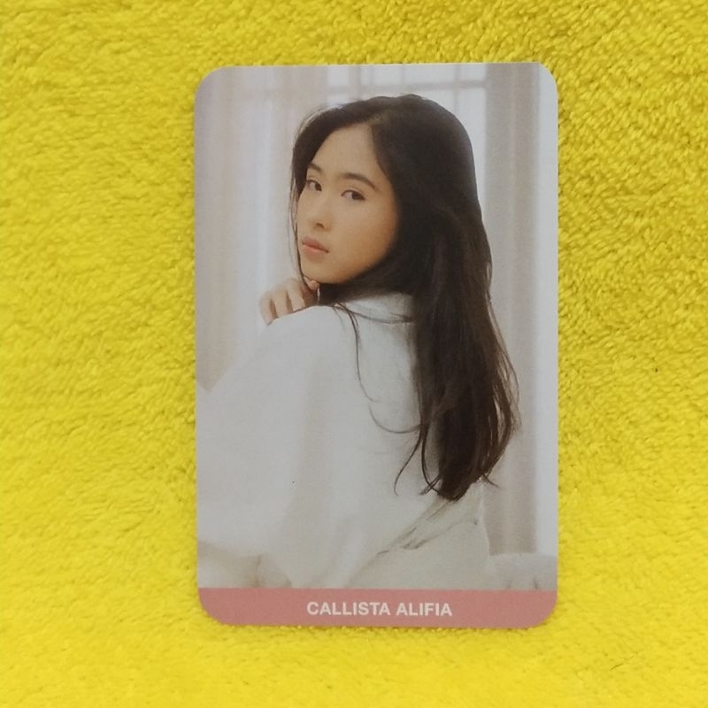 photocard jkt48 callista alifia the morning call