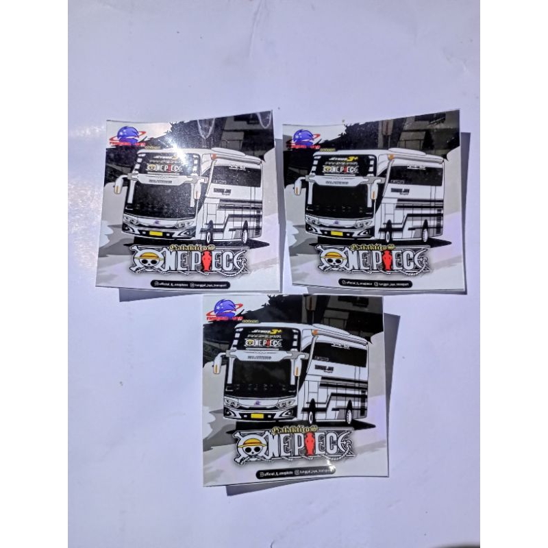 

stiker bus basuri one piece tunggal jaya 10.000/5pcs anti air