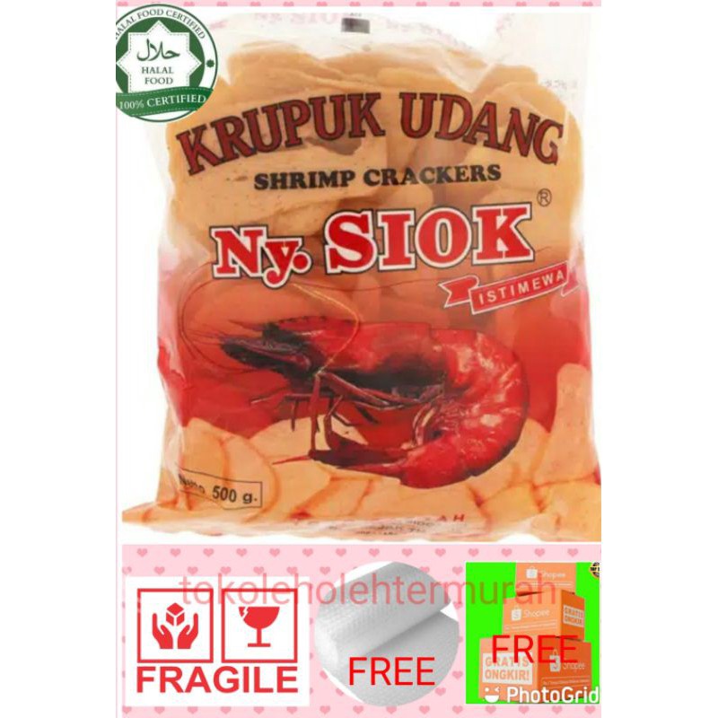 

TERLARIS BRANDS FESTIVAL udang oval Ny Siok Udang Oval 5 gr FREE BUBBLE WRAP serbuuu