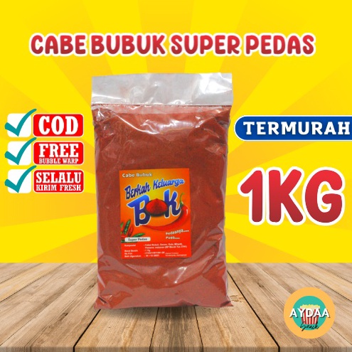 CABE BUBUK HALUS SUPER PEDAS 1KG CHILLI POWDER BUBUK CABE PEDAS