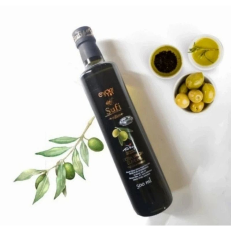 

Minyak Zaitun sufi Extra Virgin Olive Oil 250ml