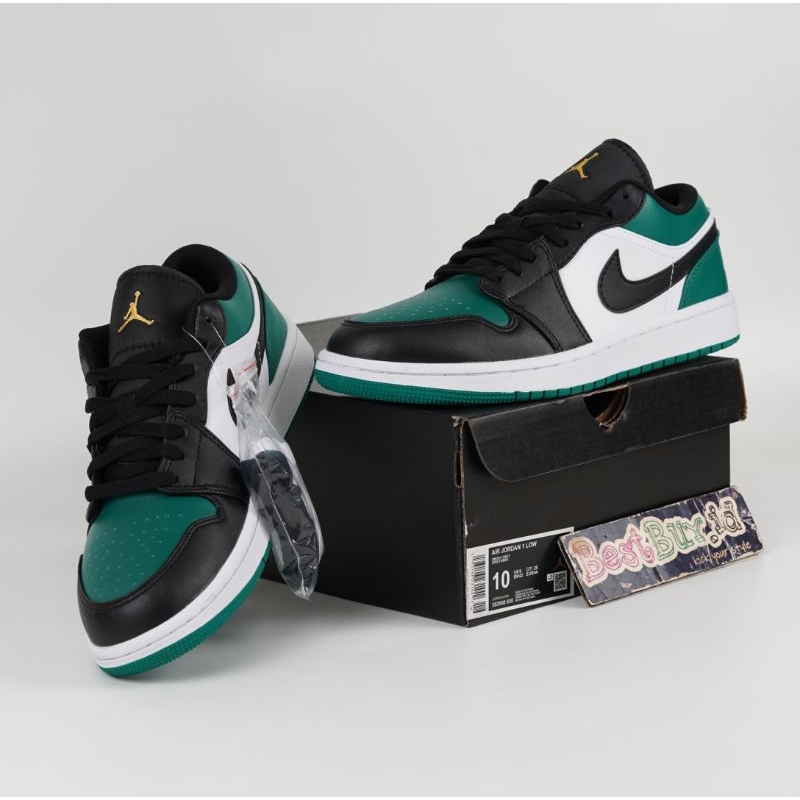 Sepatu Nike Air Jordan 1 Low Green Toe Sepatu Nike Jordan Hijau