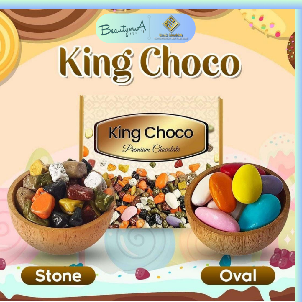 

King Coklat Batu Coklat Kerikil King Choco Coklat premium coklat Lebaran Coklat krikil Haji Umroh