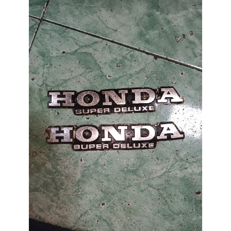 Emblem emblem Gl 100 ORI asli bawaan copotan motor