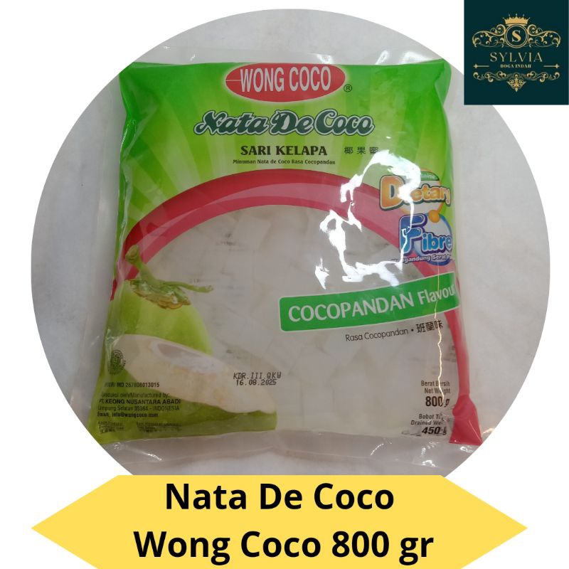 

WONG COCO Nata De Coco with Syrup Cocopandan 800 gr