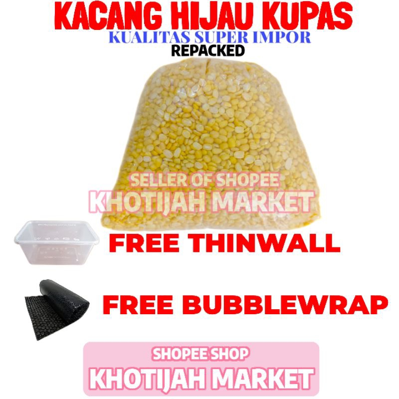 

Kacang Hijau Kupas Import 1kg