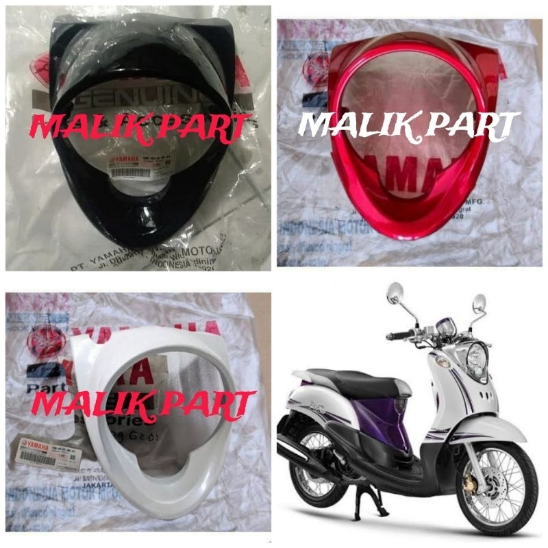 BATOK TAMENG LAMPU DEPAN FINO KARBU ORIGINAL YAMAHA