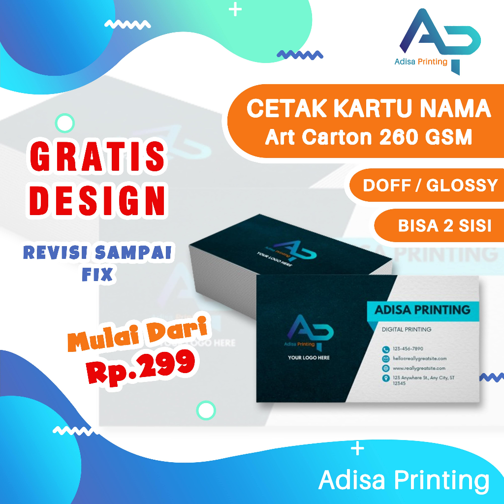 

CETAK KARTU NAMA MURAH | GRATIS DESAIN