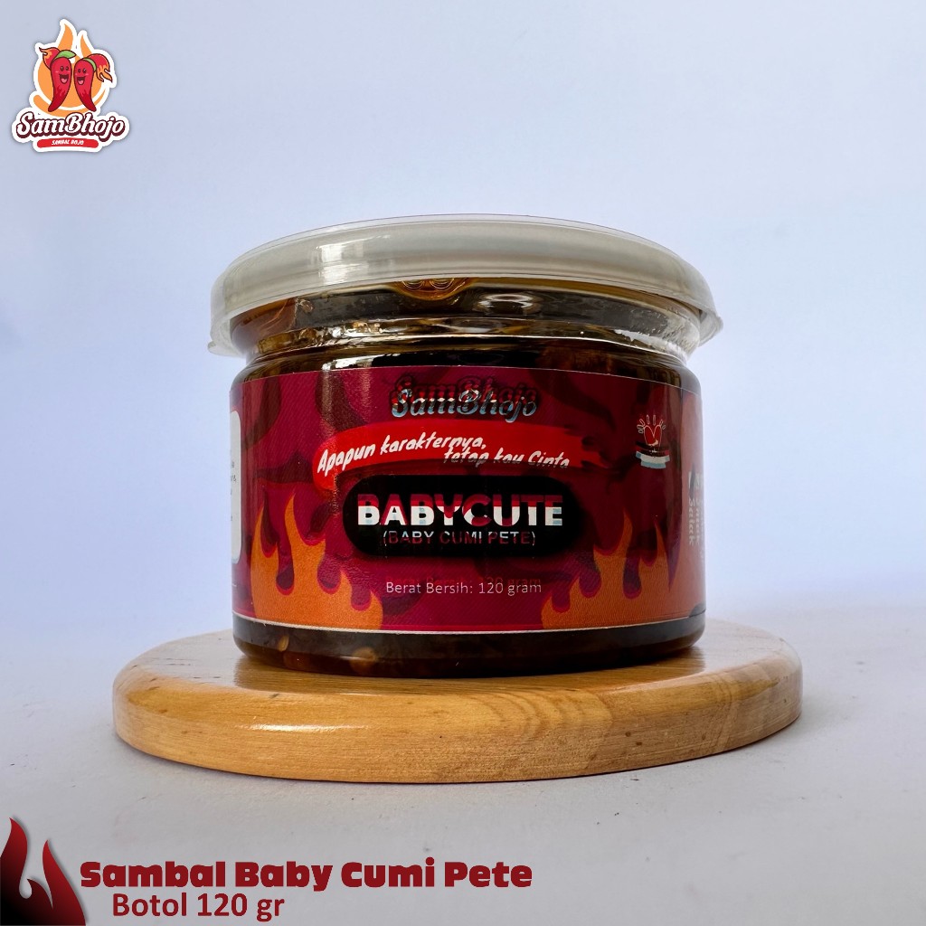 

SamBhojo - Sambal Baby Cumi Pete (Bojo Babycute) Kemasan Botol 120 gr