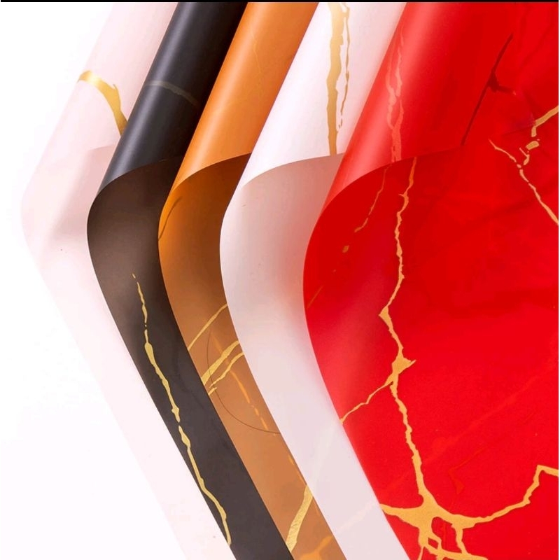 

KERTAS CELLOPHONE GOLD MARBLE ECER PER 1 LEMBAR / FLOWER WRAPPING CELLOPHONE / KERTAS CELLOPHONE MARBLE / KERTAS CELLOPHONE / KERTAS BUKET / KERTAS WRAPPING / FLOWER WRAPPING PAPER