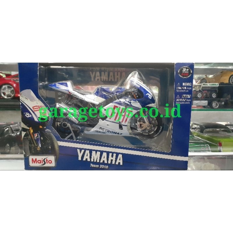 Maisto 1:10 Diecast MOTOGP 2010 Yamaha Jorge Lorenzo