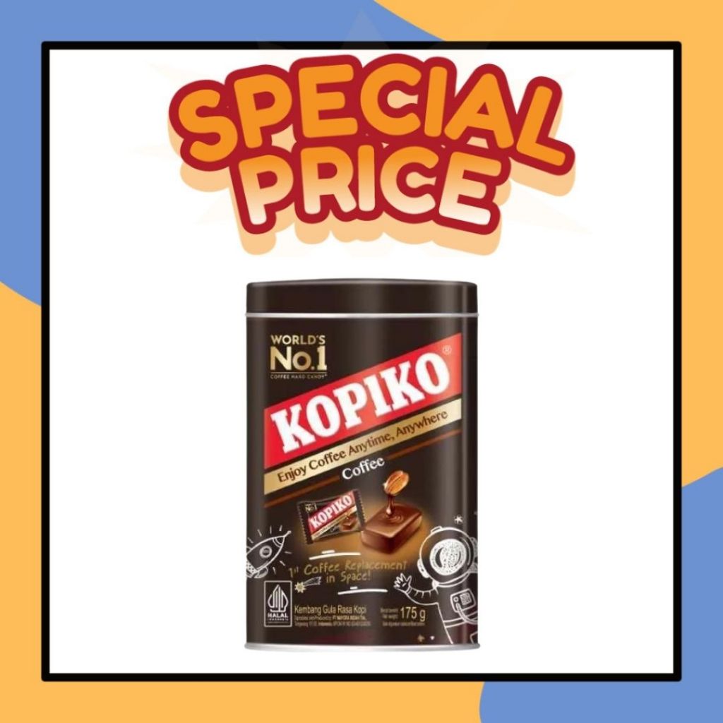 

KOPIKO Permen Kopi Kaleng 175g Hard Candy Coffee