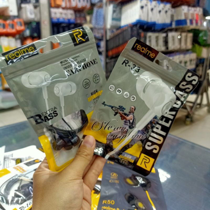 handsfree realme r21 r24 r33 r34