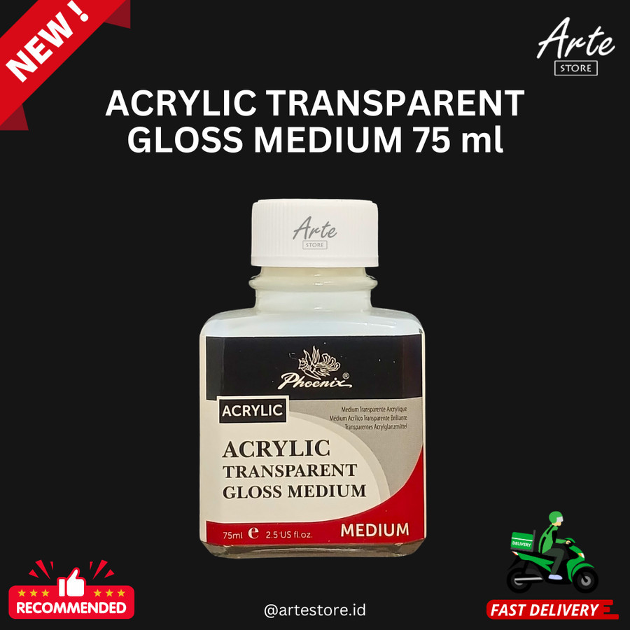 

Phoenix Acrylic Transparent Gloss Medium 75 ml
