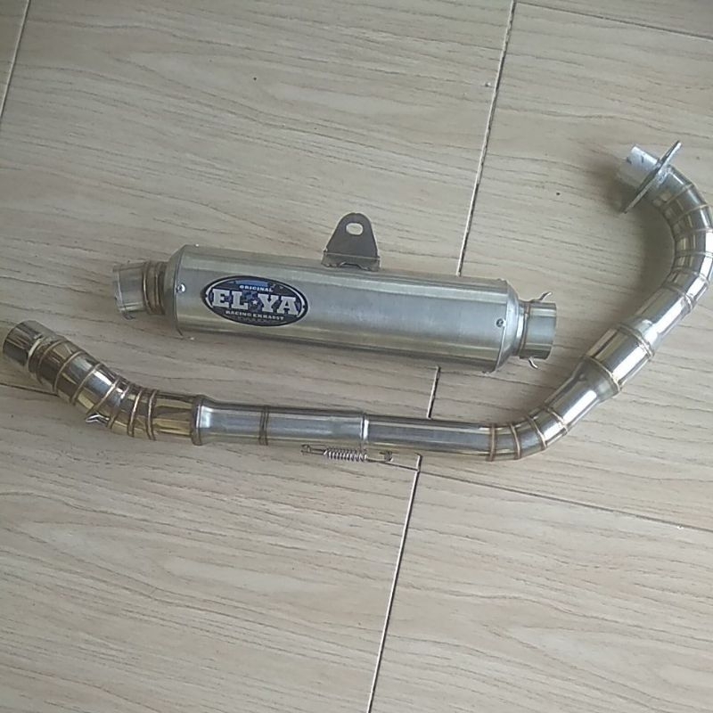 TERBARU KNALPOT RACING ELYA ORIGINAL MODEL JRM KOMPETISI LEHER BOOM PNP CB GL PRO TIGER REVO MEGAPRO