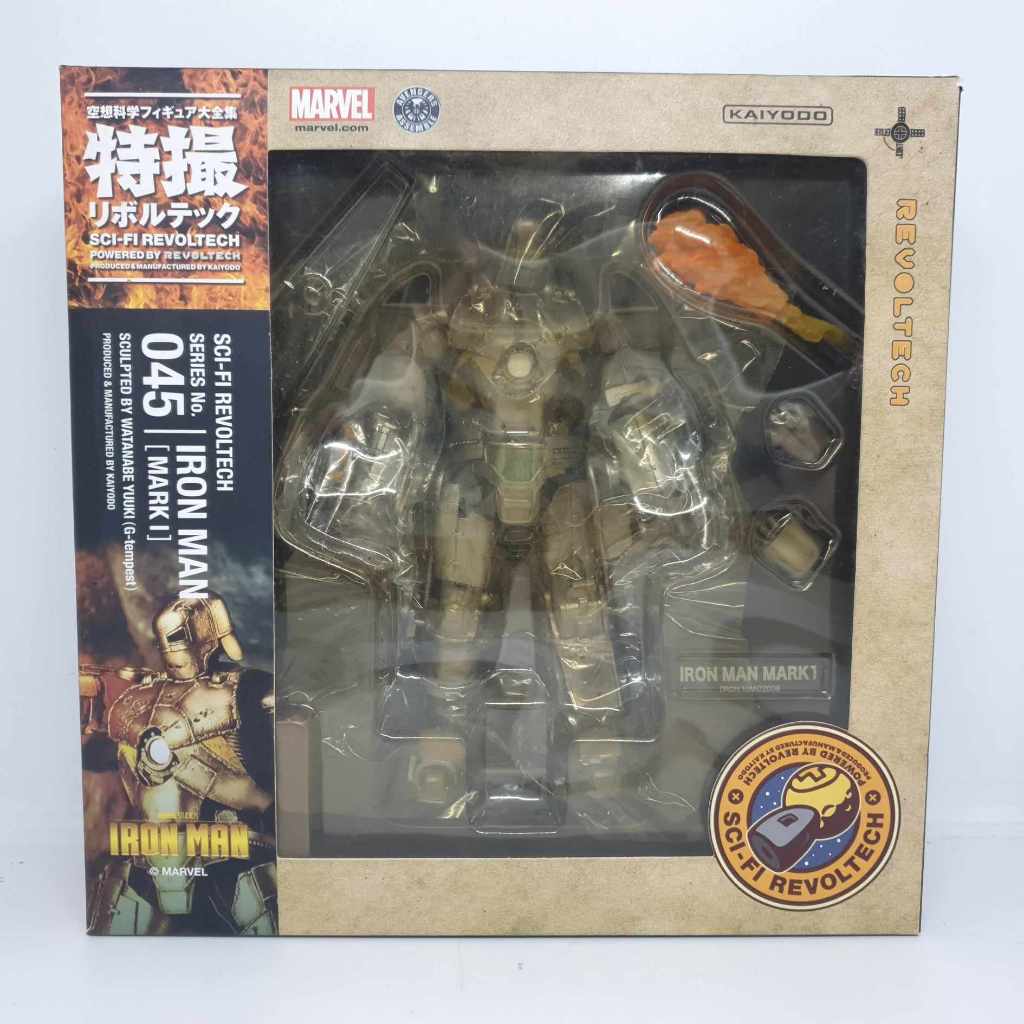 Revoltech Iron Man Mark 1 Tony Stark Birth of Iron Man Original