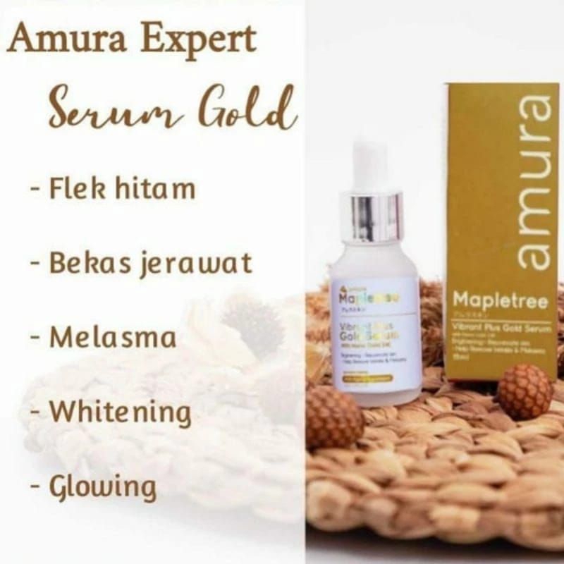 Serum Amura Gold,Serum memutihkan dan mencerahkan wajah
