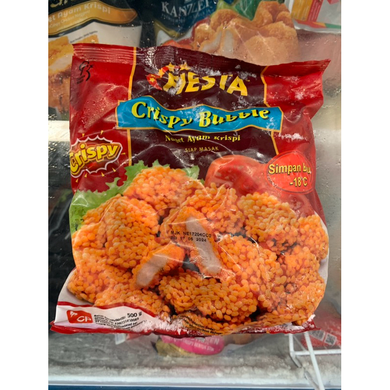 

FIESTA CRISPY BUBBLE NUGGET AYAM KRISPI 500GR