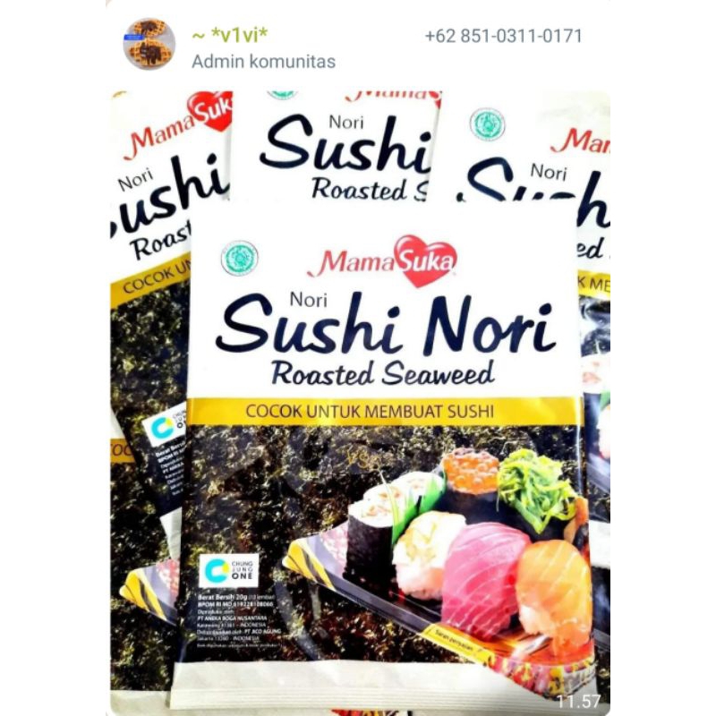 

Mamasuka sushi Nori 20gr
