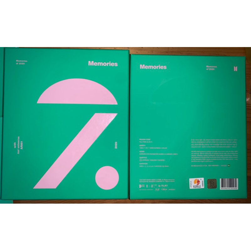 Memo Memories 2020 BTS Bluray