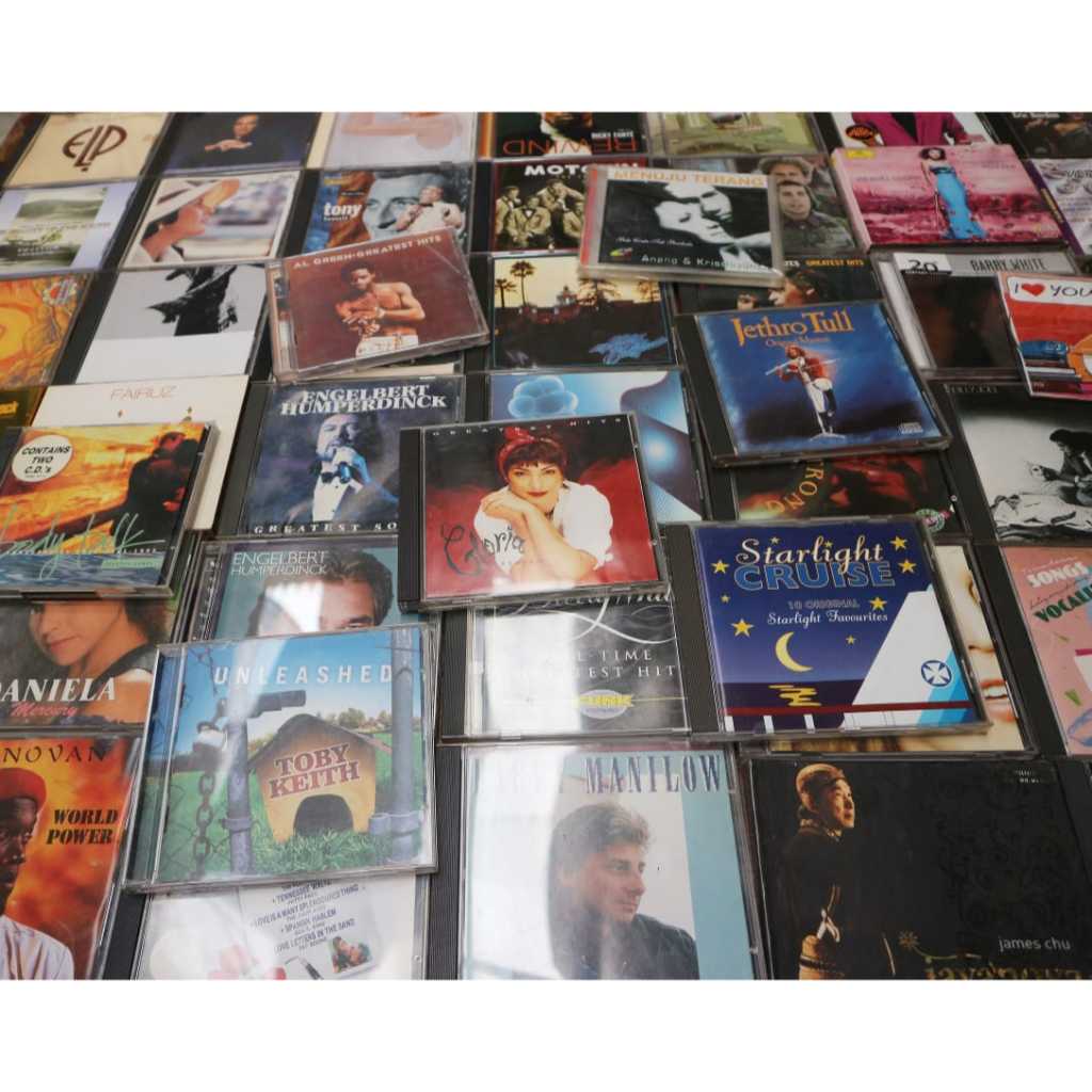 Kaset CD Bekas Original/Kaset CD Musik Barat Lawas