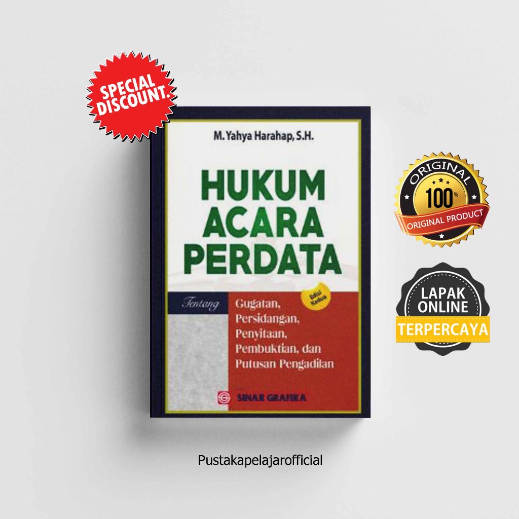BUKU ORIGINAL Hukum Acara Perdata / M.Yahya Harahap,S.H. / SINAR GRAFIKA