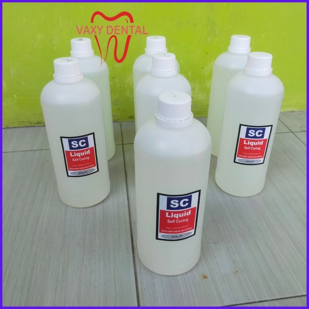 RB22 LIQUID SC Minyak SC Minyak Gigi Palsu Self Curing 1000 ml cairan bahan gigi palsu tanpa rebus