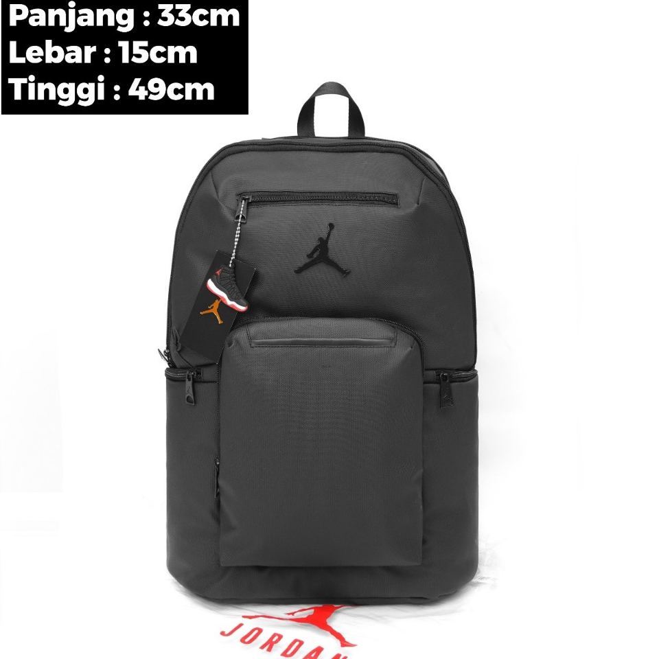 HEMAT TAS RANSEL AIR JORDAN WATERPROOF BAHAN TEBAL ADA SLOT LAPTOP
