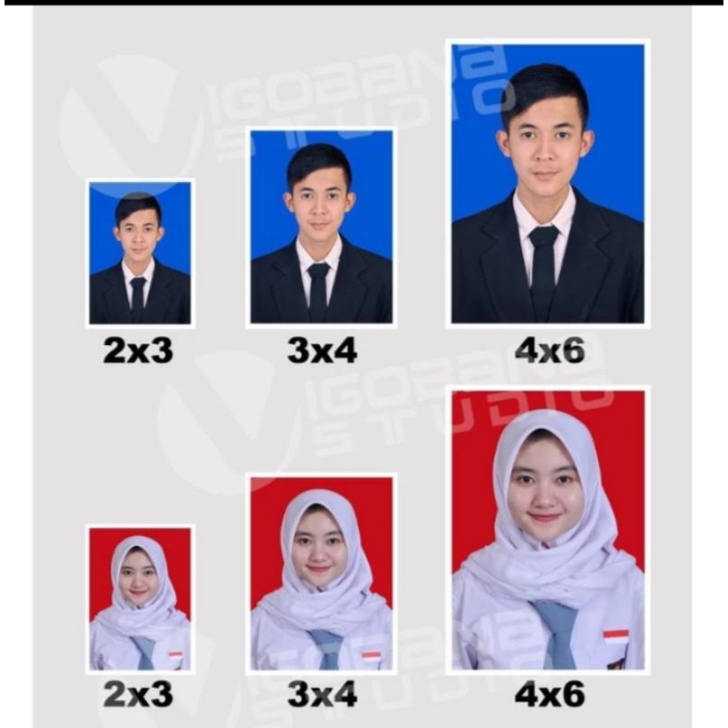 Cetak Foto 2x3 3x4 4x6