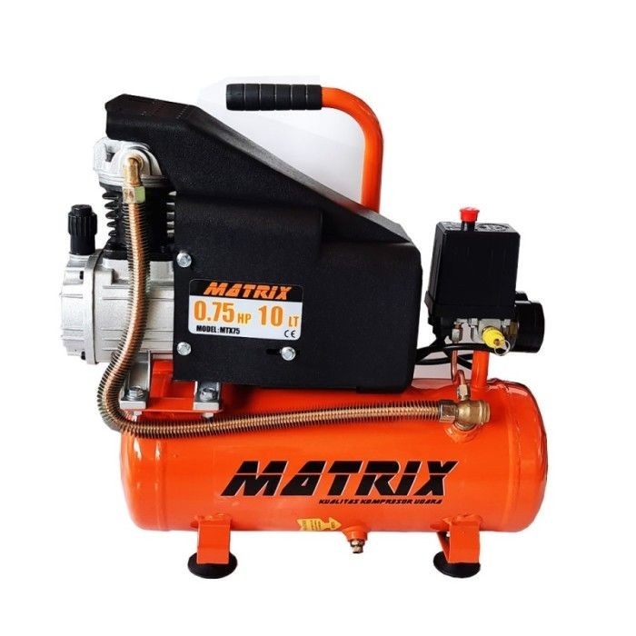 (MTX-75 MATRIX) Kompresor Angin 10L 0.75 Hp MTX75 MATRIX / Air Compressor Portable Kompresor Listrik