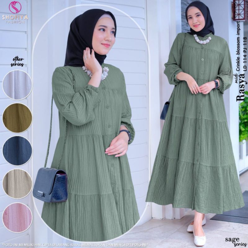 Rasya Midi Dress by Shofiya Hijab