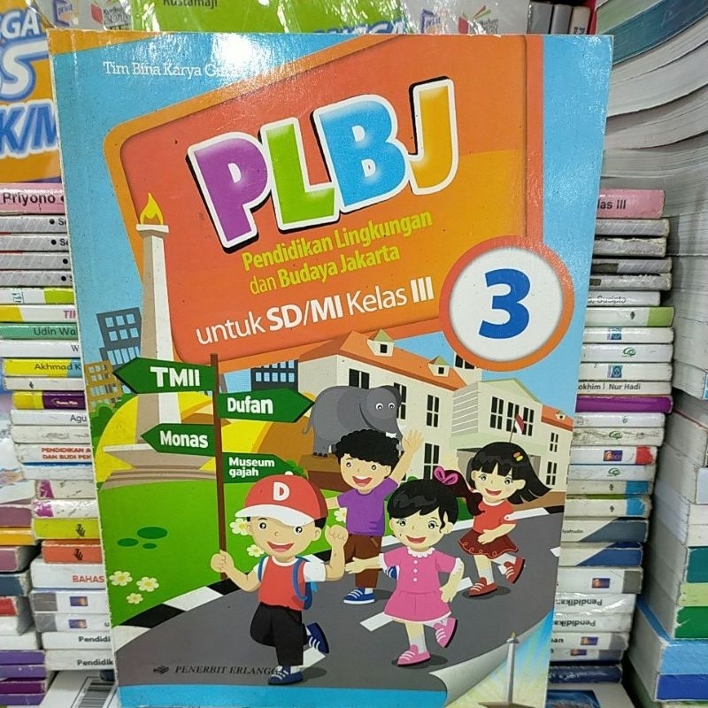 Buku bekas PLBJ untuk SD/MI kelas 3 by erlangga