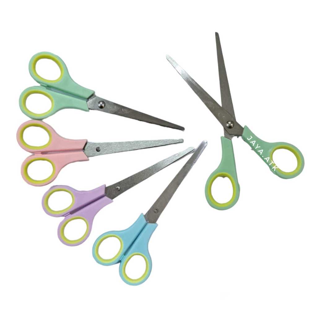 

GUNTING KERTAS OLL WARNA PASTEL BESAR 16CM SERBAGUNA SCISSORS RENTENG