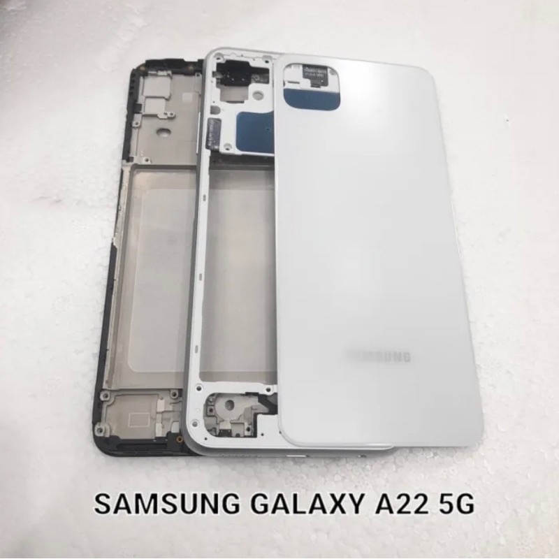 kesing casing full set samsung galaxy a22 5g frame + bezel + backdoor