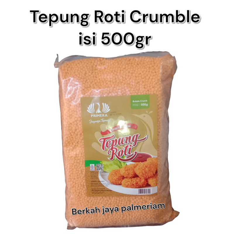 

Tepung roti crumble 500gr merk Primera