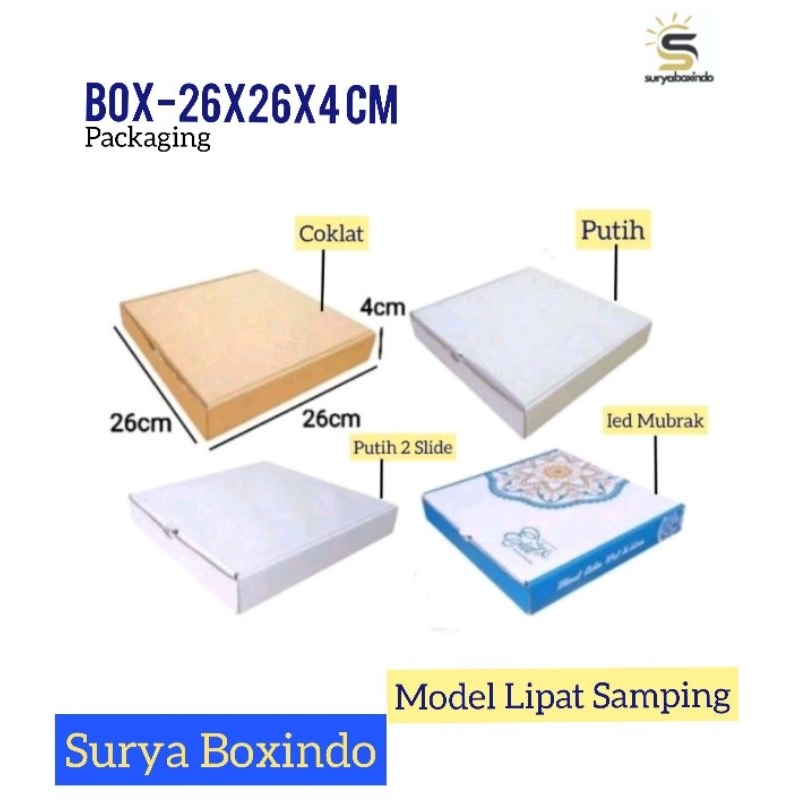 

Box 26x26x4cm (LS)/Kardus/Hampers/karton/Eidmubarak/idulfitri/Lebaran
