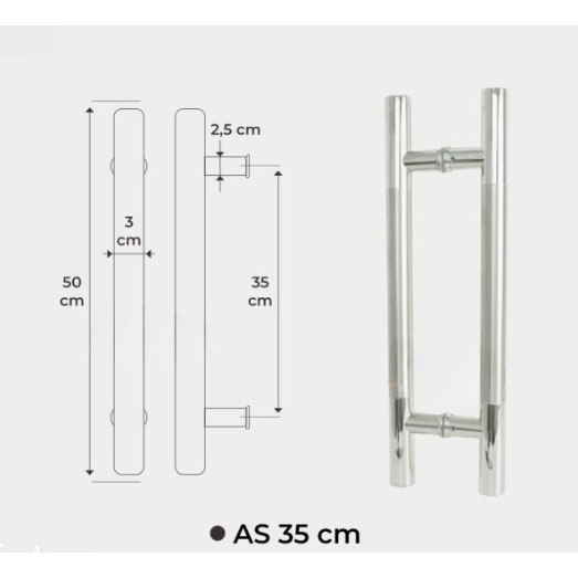 IOP Flush Bolt Dekkson 040/Grendel Tanam Dekkson/Flush Bolt DKS 040