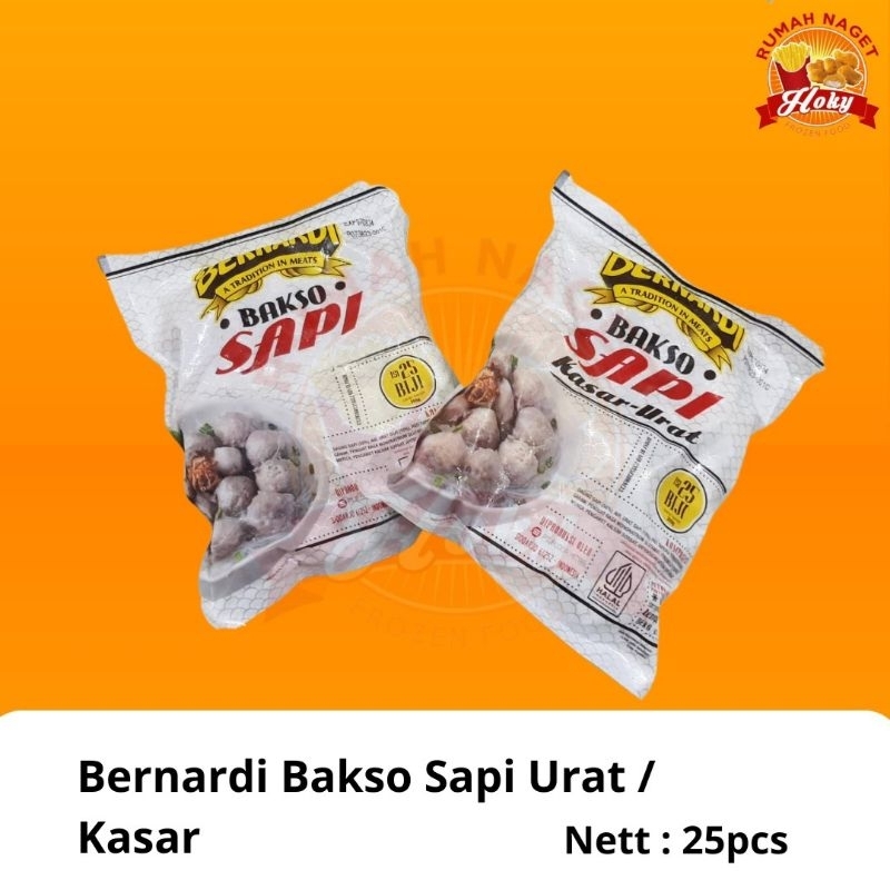 

Bernardi Bakso Sapi Kasar / Urat 360 gr