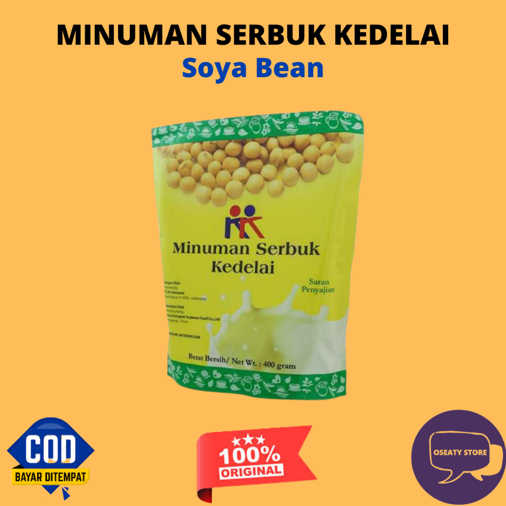 

Minuman Susu Kacang Serbuk Kedelai (Soya Bean - Net 400 gr)